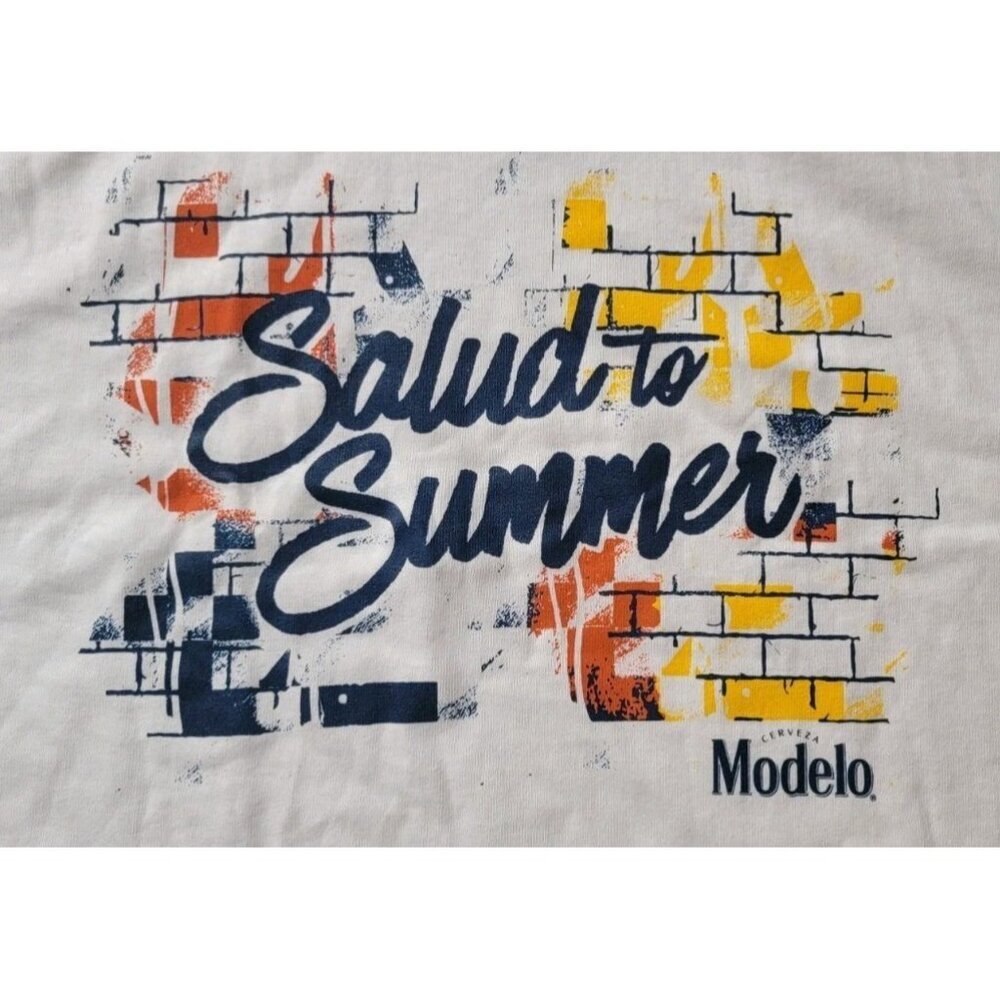 Modelo T-SHIRT XL Beer Cerveza Summer Graphic Mexican Lager Logo New Made In USA
